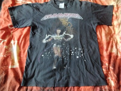 GAMMA RAY SHIRT Gr. L Old 1999  SCREEN STARS Vintage Tour Shirt Helloween Metal