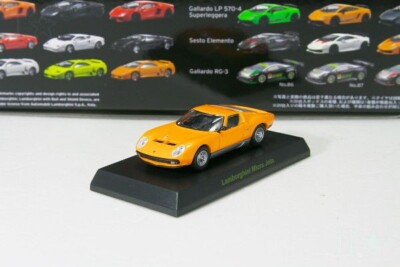 Kyosho 1/64 Lamborghini Miura Jota orange Lamborghin Minicar