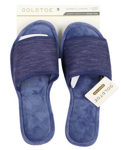 gold toe memory foam slippers