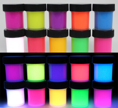 UV Black light Neon Fluorescent Rave Party Poster Acrylic Paint