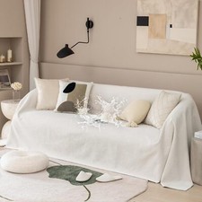 Dual Waterproof Couch Covers, Sofa Covers, Waterproof Covers Ivory,71"x134" 