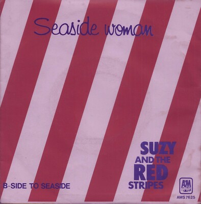 SUZY & THE RED STRIPES: Seaside Woman (´77 / scarce German PROMO 7'' - McCARTNEY)