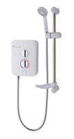 Mx Group 5017706213332 8.5 Kw Intro 850 Electric Shower - White And Chrome Mx Group 5017706213332 8.5 Kw Intro 850 Electric Shower - White And Chrome