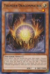 Thunder Dragonmatrix - SOFU-EN018 - Rare - 1st Edition x3 - Near Mint