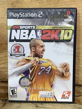 PS2 NBA 2K10 Sony PlayStation 2 2009 Kobe Bryant Complete W Manual