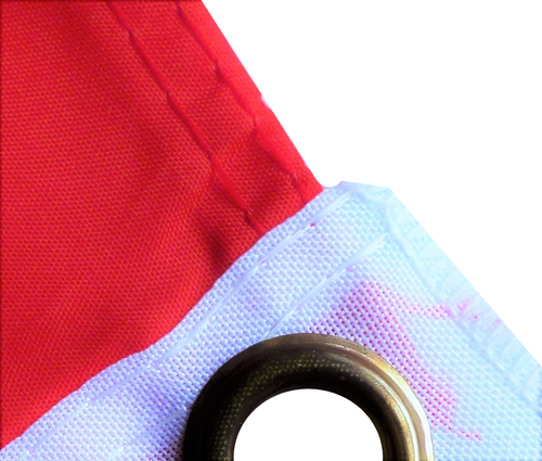 Now Open Red Polyester 5'x3' Flag - LAST FEW - Picture 2 of 3