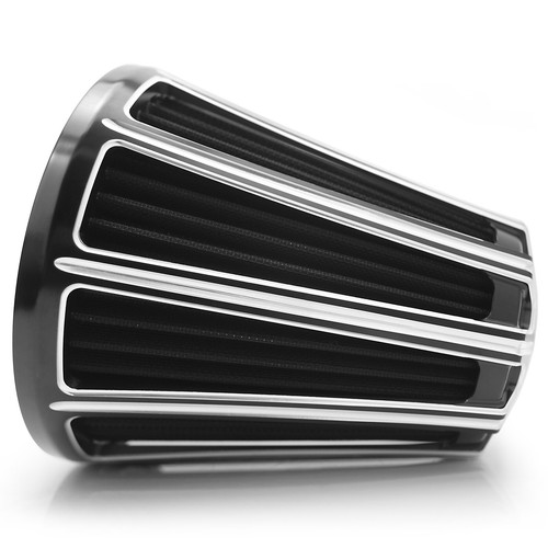 Gauge Cone Air Cleaner filter for harley Sportster XL IRON 883 XL1200N Nightster - Picture 8 of 11