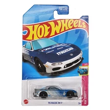 HOT WHEELS '95 Mazda RX-7 Silver Car HW Drift Falken HCX62 2022