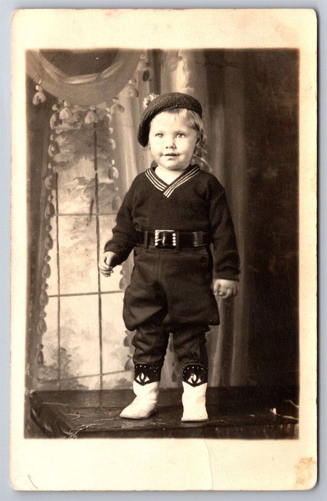 RPPC Miss Glozata Carroll My Pet Little Girl C1930s Real Photo Postcard AB18