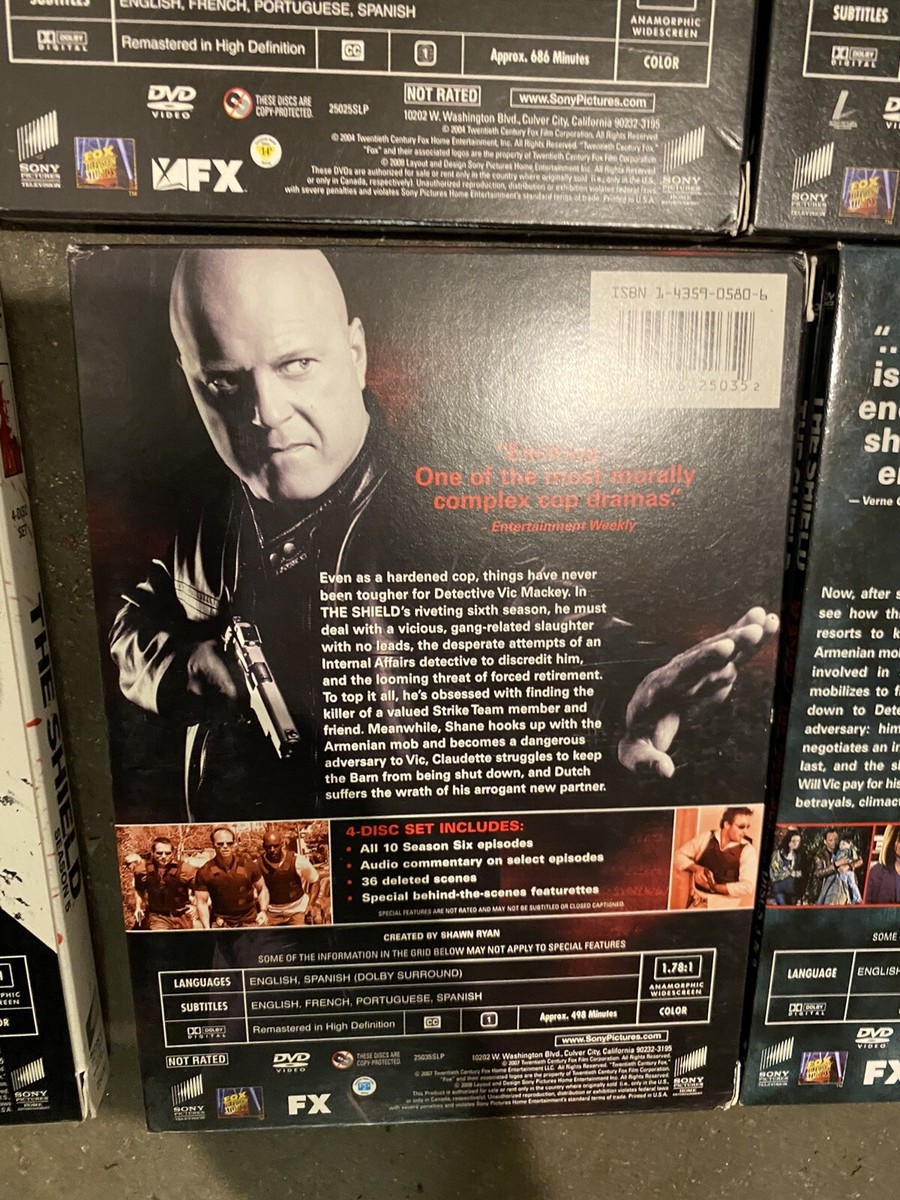 THE SHIELD DVD SET SEASONS 1-7 COMPLETE SERIES Nicely Used CONDITION THE SHIELD DVD SET SEASONS 1-7 COMPLETE SERIES Nicely Used CONDITION