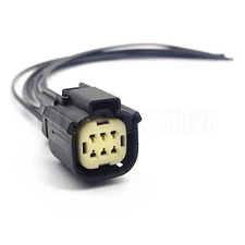 6-Pin Headlight Connector Pigtail Plug Fit For Jeep Wrangler 2019-2023