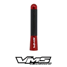 RED REAL CARBON FIBER SHORT 3" INCH RADIO ANTENNA FOR NISSAN 350Z Z JDM