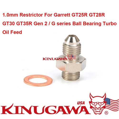 Turbo Oil Feed Adapter Fitting FOR Garrett Nissan S14 S15 T28 Ball