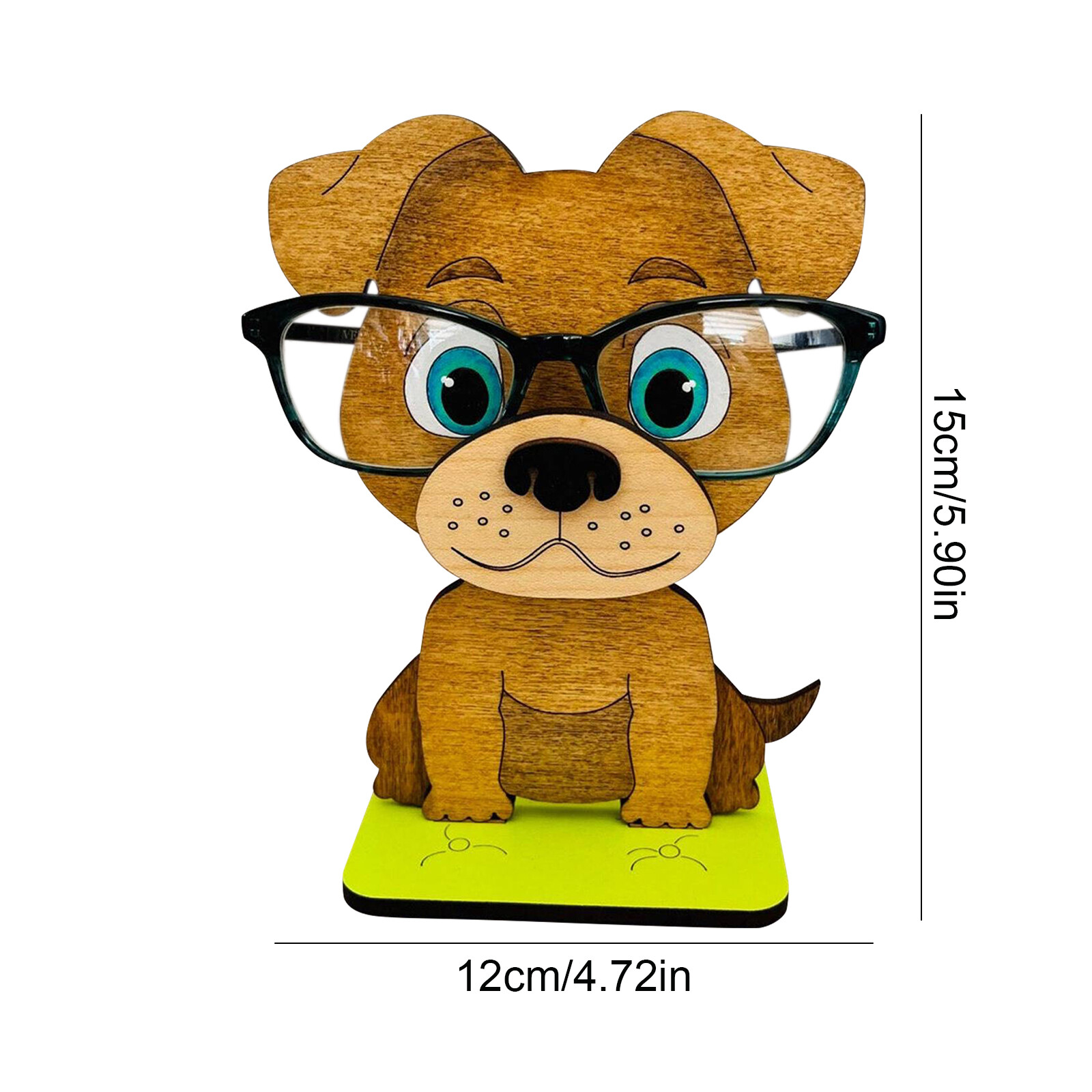 Animal Glasses Display Eyeglasses Holder Sunglasses Wooden Stand