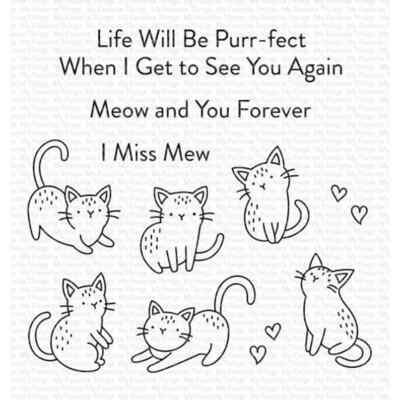 My Favorite Things Clear Stamps ''Mini Meows'', Cats Kittens - NEW