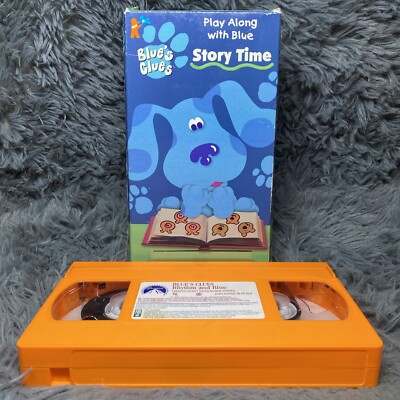 Blues Clues Story Time VHS Tape 1998 Play Along With Blue Nick Jr