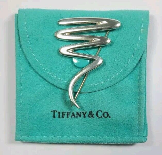 1985TIFFANY STERLING paloma piccassoブローチ Vintage TIFFANY & CO. Paloma Piccaso 