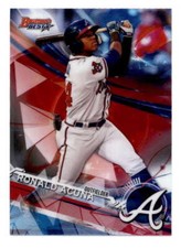 RONALD ACUNA 2017 TOPPS BOWMAN'S BEST #TP-10 BRAVES BASE ROOKIE CARD RC BD7417