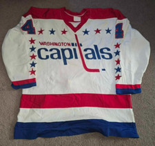 Bob Paradise Washington Capitals 1976-77 Game Worn Used Durene Hockey Jersey