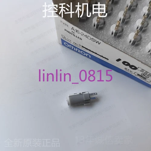1Pcs New Omron pushbutton switch LED lights A16-24DSW