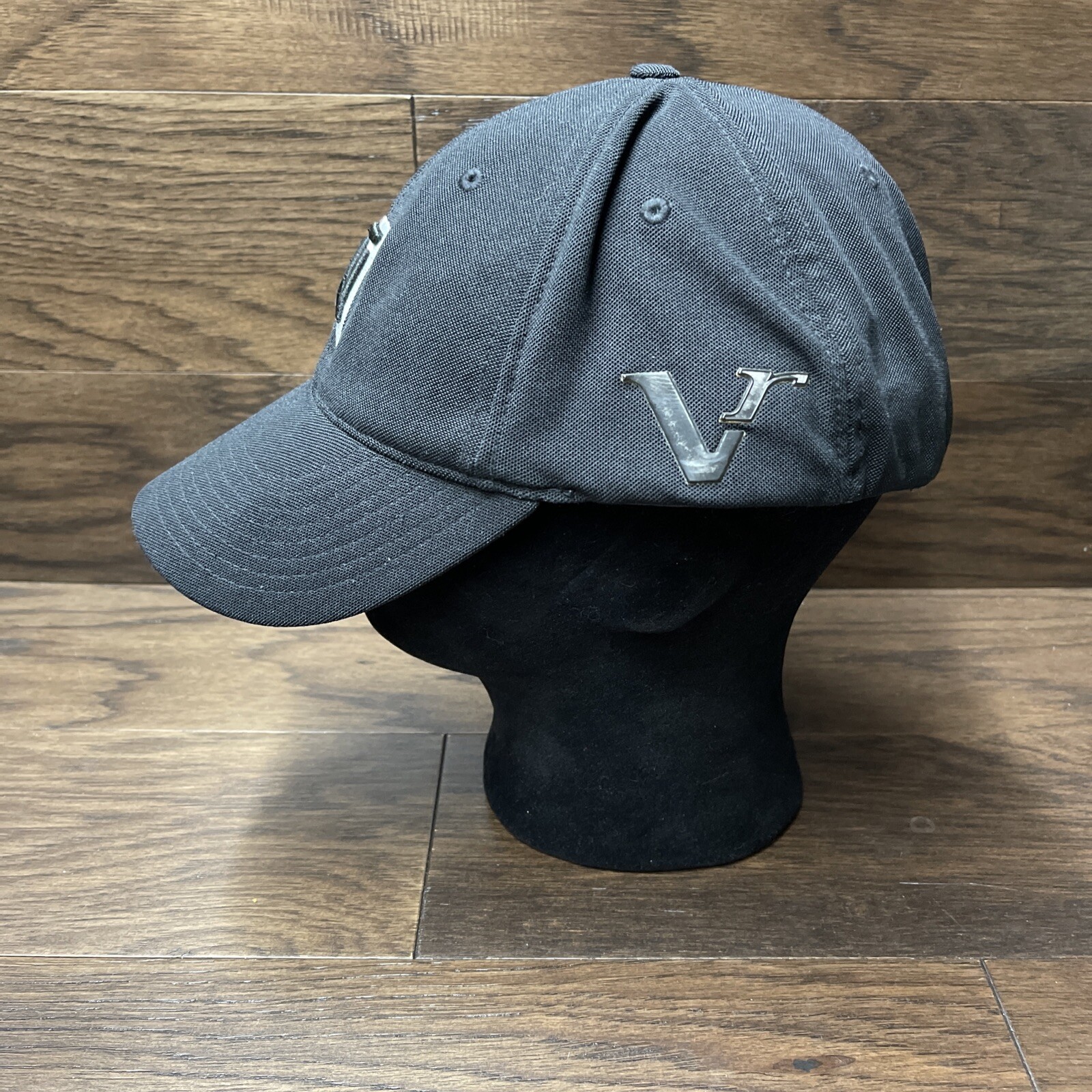 Nike Hat Cap Fitted Adult One Size Black White Tiger Woods Golf Casual Mens image 2