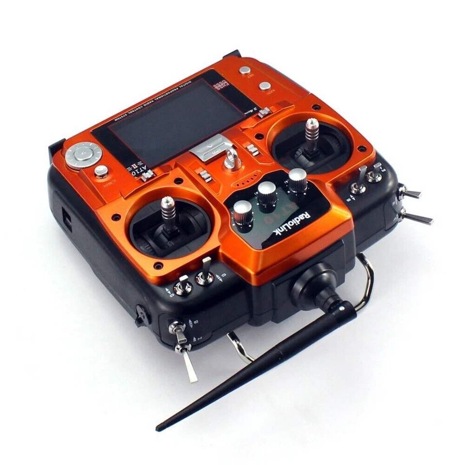 RadioLink AT10 II RC Transmitter 2.4G Remote Control System with R12DS Receiver - Image 2 of 4
