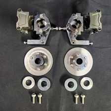 1/4 Scale Axle Carriers With Brackets, Calipers, Brake Discs, Collars & Hardware