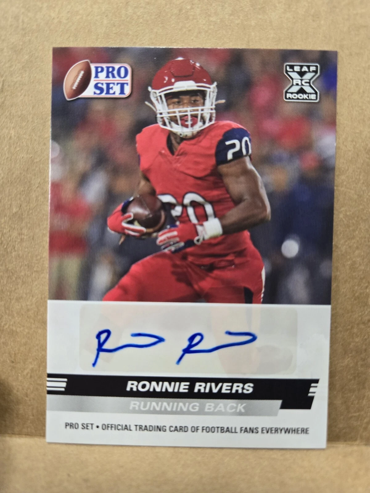 Ronnie Rivers trading card