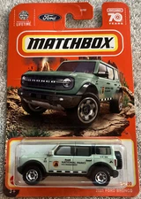 matchbox 70 years 2021 ford bronco national parks