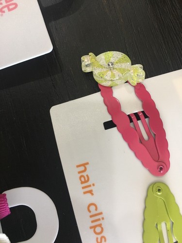 GYMBOREE ribbon bows Barrette Hair Clip girls NEW Starfish curly Dots Candy Lot - Picture 4 of 6