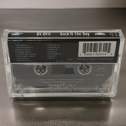 •DR. DRE ~ BACK’N THE DAY• ~1996 OG PRESSING~ (CASSETTE TAPE) - Picture 5 of 6