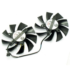 87mm EVGA GTX760 GTX770 Video Card Dual Fan Replacement 42mm PLA09215B12H R200