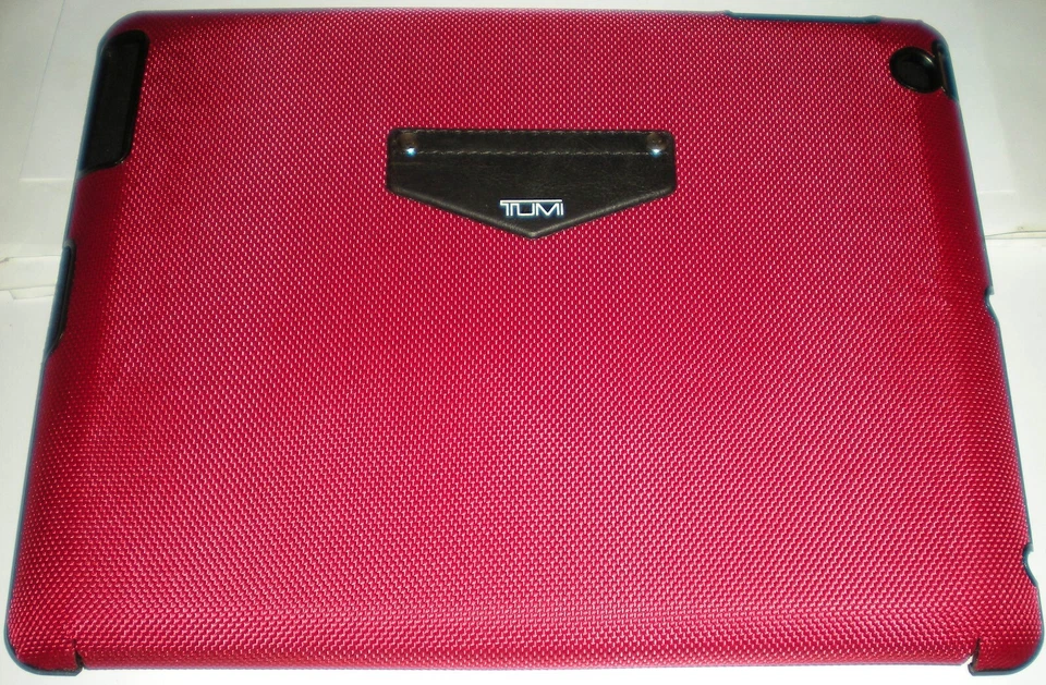 T-Tech by Tumi iPad 2 Portfolio Case, Crimson Red Nylon Fabric, Hard Back Cradle - Image 2 of 3