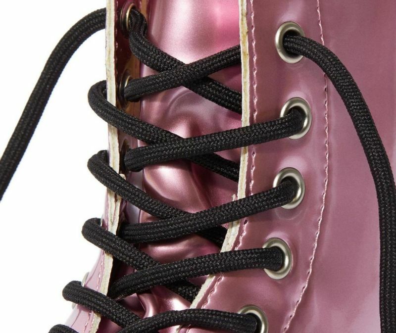 Dr Martens 8 Hole 1460 Vegan Pink Metallic 25279650 Classic Doc image 2