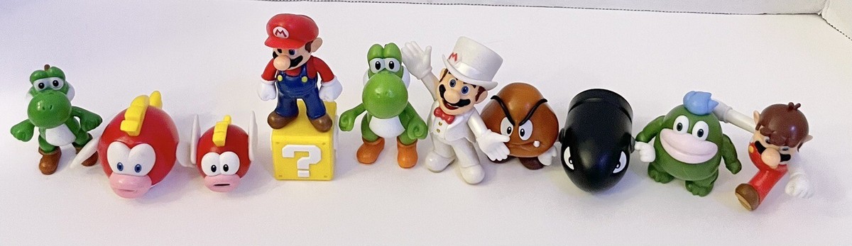 Jakks/ Nintendo Super Mario Bros Figure Lot Of 11/White