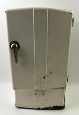 Vintage Kiddyware Toy Used Metal Refrigerator - See Below: