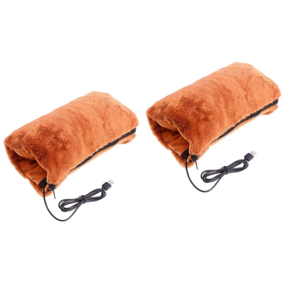 2 Pcs USB Hand Warmer Heating Portable Outdoor Artificial Travel | eBay