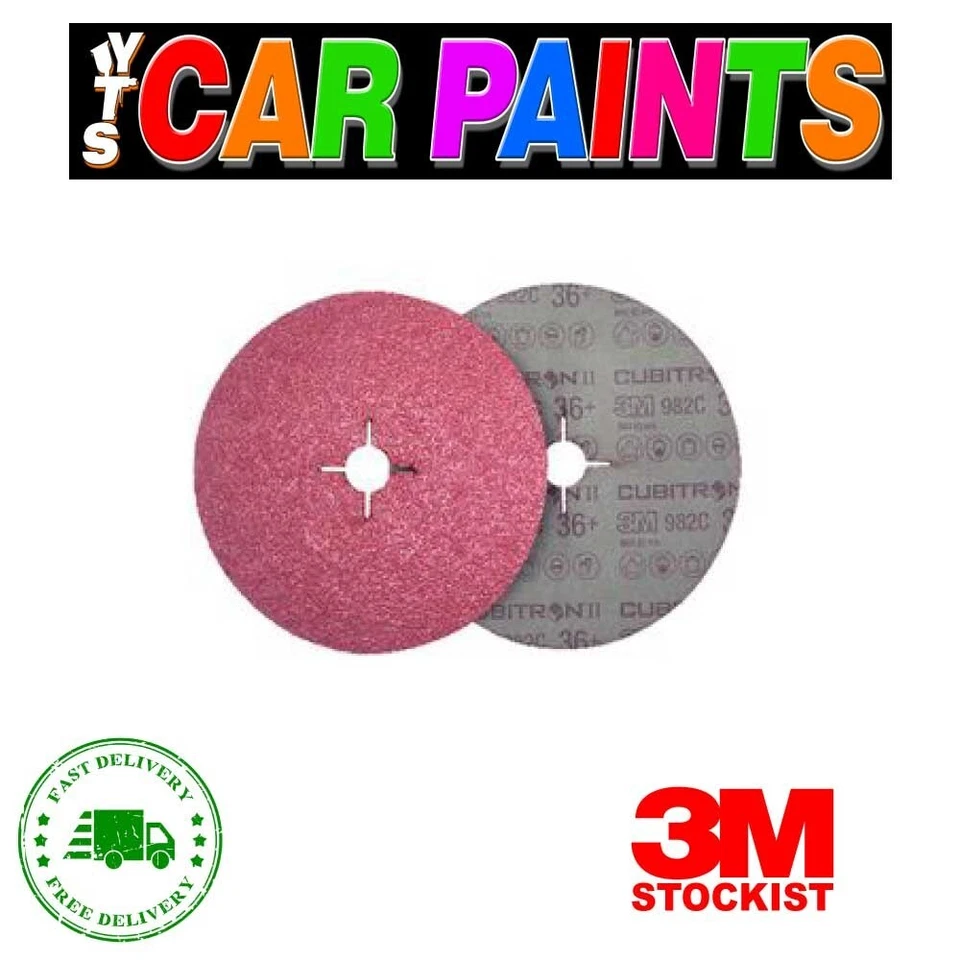 3M Cubitron II 982C 125mm (5 inch) Fibre Disc - 36 Grit (Pack of 25) 55073