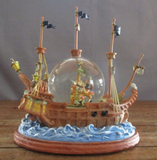 Disney Peter Pan Capitán Gancho Barco Pirata Puedes Volar Musical Globo de Nieve