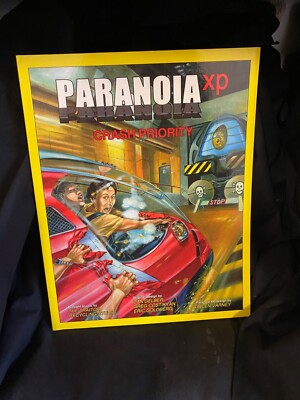 Paranoia XP RPG: Crash Priority (Mongoose Publishing, 2004, Near Mint)
