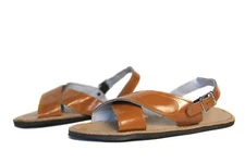 RAW & RUSTIC Men's CRUZADO Huaraches w/Buckle - LIGHT BROWN - Mexican Sandals