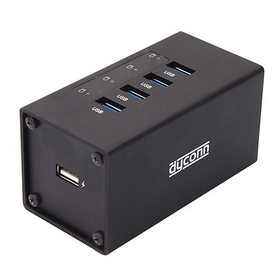 Dyconn Power Hub SuperSpeed 5-Port 1-5A Charging Only Industrial Grade USB 3.0 