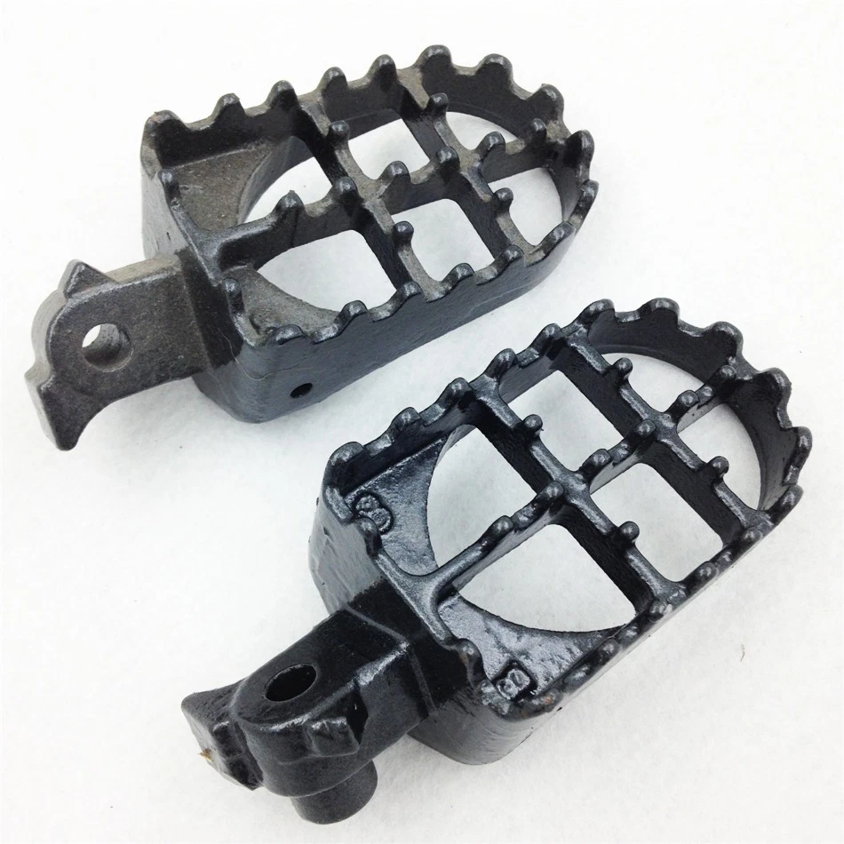 Gunmetal Foot Peg For Honda CRF100F 50F 70F 80F 150R XR100R 50R 70R 80R Kawasaki Foto 4 de 4