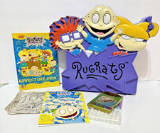 Vintage 1997 Rugrats Art Activity Set w/ Case Playset READ