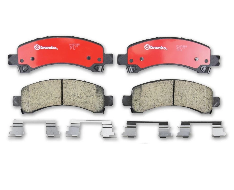 Conjunto de pastilhas de freio a disco traseiras de cerâmica Brembo P10048N para 03-17 Chevy Express 2500/3500 - Imagem 3 de 4
