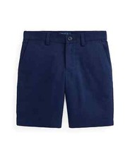 NWOT Polo Ralph Lauren Navy Boys Straight Fit Stretch Twill Short 7 pjn0323