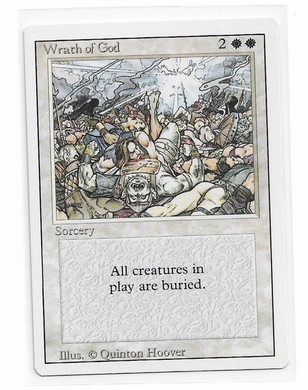 Magic the Gathering ~ MTG ~ 1x Wrath of God ~  MP ~ REVISED