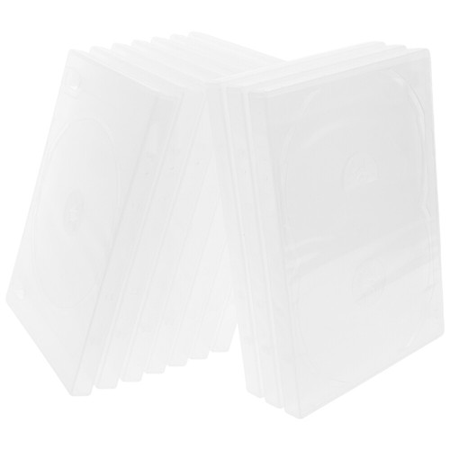 10 Pcs CD Disc Case Empty Dvd Storage Box with Lid Travel Holder Boxes - Afbeelding 12 van 12