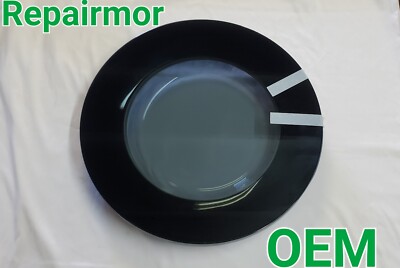 DC97-22516D OEM Genuine Samsung Dryer Glass Door with Hinge Assy
