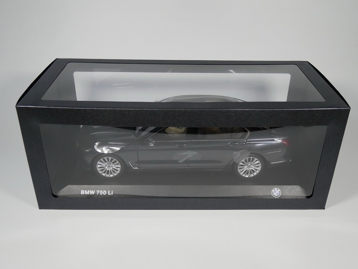 BMW 7 Series750LI ミニカー 1/18 グレー 1/18 Scale BMW 7 Series 750 Li 2017 Grey Diecast Car Model